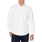 Amazon Essentials Men's Long-Sleeve Regular-Fit Stretch Oxford Shirt (Available in Big & Tall)