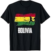 Bolivia Flag Jersey Bolivian Soccer Team Bolivian T-Shirt