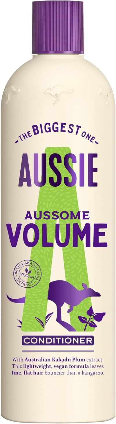 Aussie Aussome Volume Conditioner Lightweight Vegan 470ml Kakadu Plum