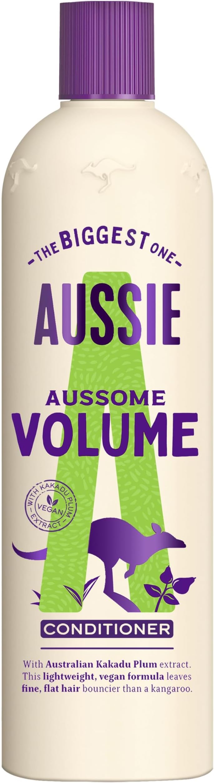 Aussie Aussome Volume Conditioner Lightweight Vegan 470ml Kakadu Plum