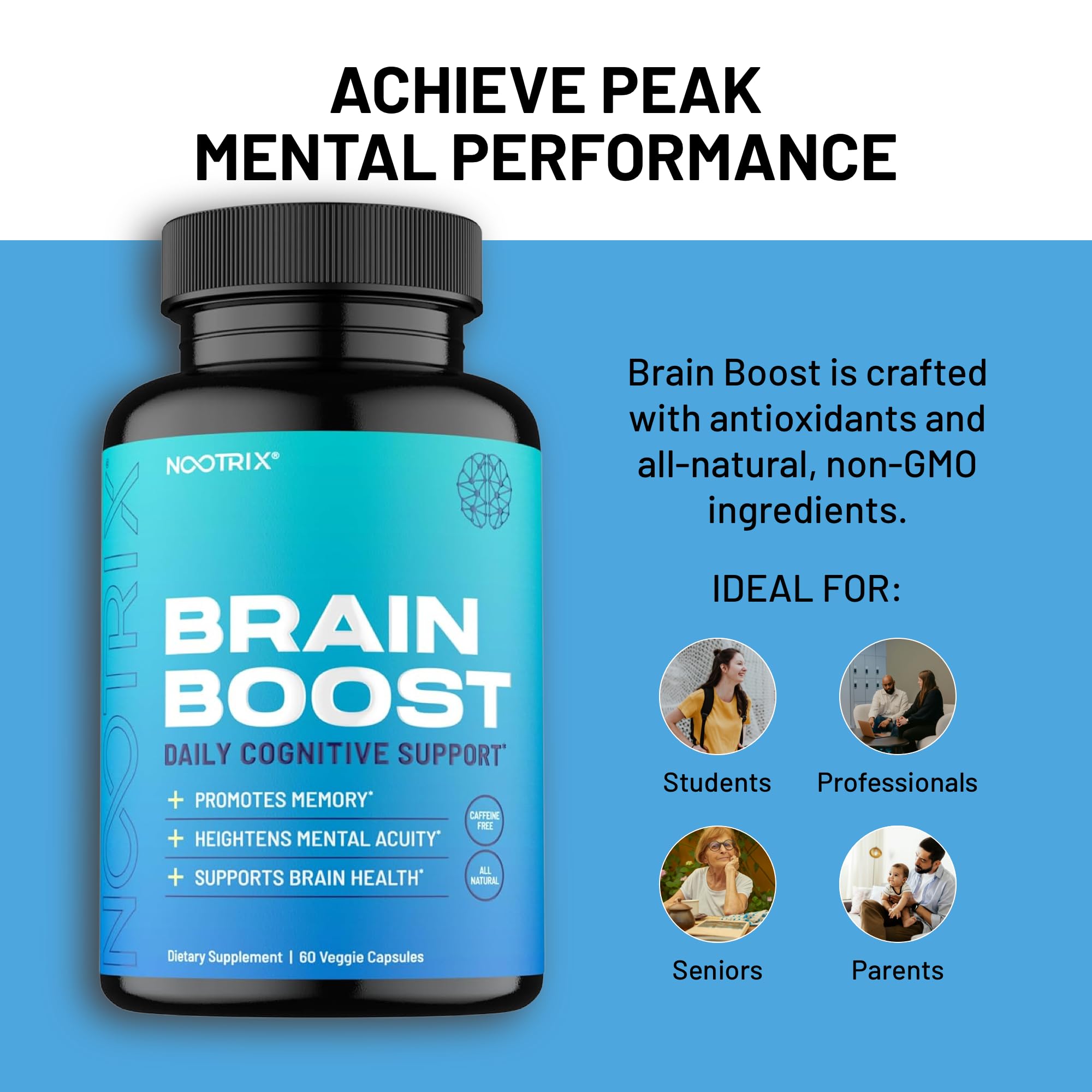 Mua Brain Boost Nootropic Supplement | Supports Memory, Mental Focus ...
