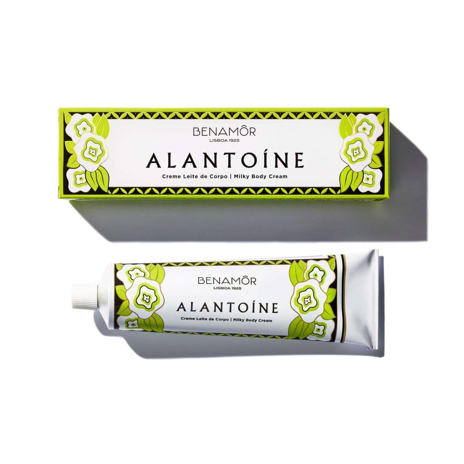 Benamôr - Alantoíne Milky Body Cream - Moisturising Protective Body Care with Allantoin, Castor Oil and Beeswax - Delicious Lemon Scent, Paraben Free - 150 ml Tube