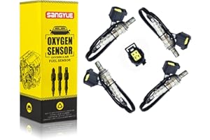 Sangyue 4PCS Oxygen Sensor 1 & 2 for 2005-2020 Jeep Grand Cherokee 3.6L/3.7L/5.7L/6.1L/6.4L Upstream + Downstream