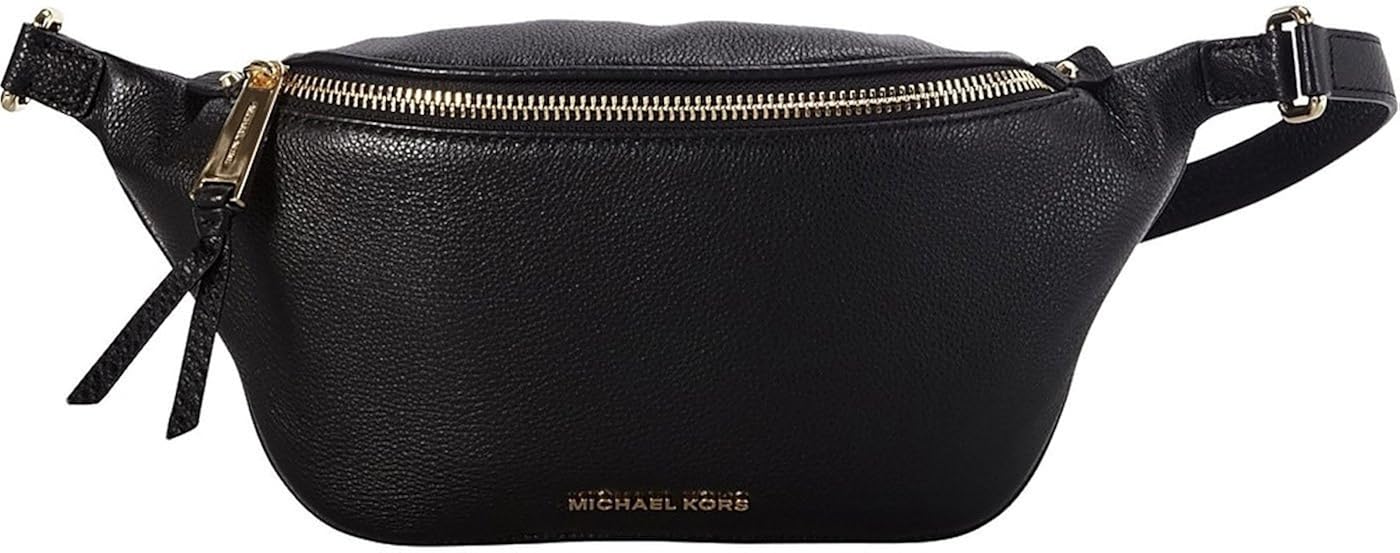 MICHAEL Michael Kors Womens Rhea Zip Leather Adjustable Fanny Pack