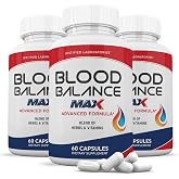 Justified Laboratories Blood Balance Max - 60 Capsules, Pack of 3 - Advanced Circulatory Support Formula with a Blend of Herbs &amp; Vitamins - 90 Servings