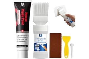 Anirun 2-in-1 Wall Repair Kit, White Paint for Walls, Drywall Wall Patch, Quick Fix for Holes, Cracks, Dents, Covers Stains