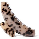 The Hair Edit Vogue Tortoise Claw Clip, Large Hair Clip for Women | Strong Hold Hair Clip for All Hair Types &amp; Textures, Hair Accessories for Updos, Buns &amp; Half-Up Styles, Trendy Pattern