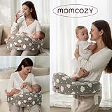 momcozy Memory Foam Nursing Pillow Clouds High-Rebound Support view 5