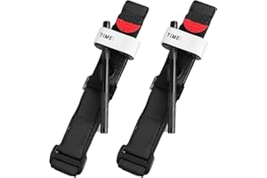 Buperor Tourniquet Kit 2 Pack, Tactical Survival Medical Emergency Kit Combat Tourniquets First Aid Kit Military Tourniquets Aluminum Rod 37.4 inch