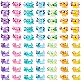 GGSTDDUP 70 Pcs Mini Resin Axolotl, Tiny Axolotl Miniature Figures Toy Mini Axolotl Charm Ornament for Fairy Garden Landscape Aquarium Birthday Christmas Party Decoration
