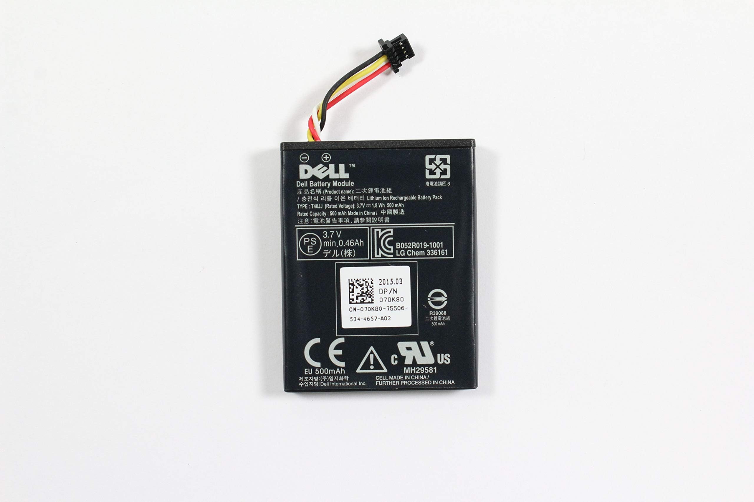 StorageTekPro 70K80 Battery for Dell PERC H710 H710p H810 RAID Controllers