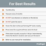 Fireangel FA6620 Optical Smoke Alarm 2-Pack 10-Year Battery White view 8