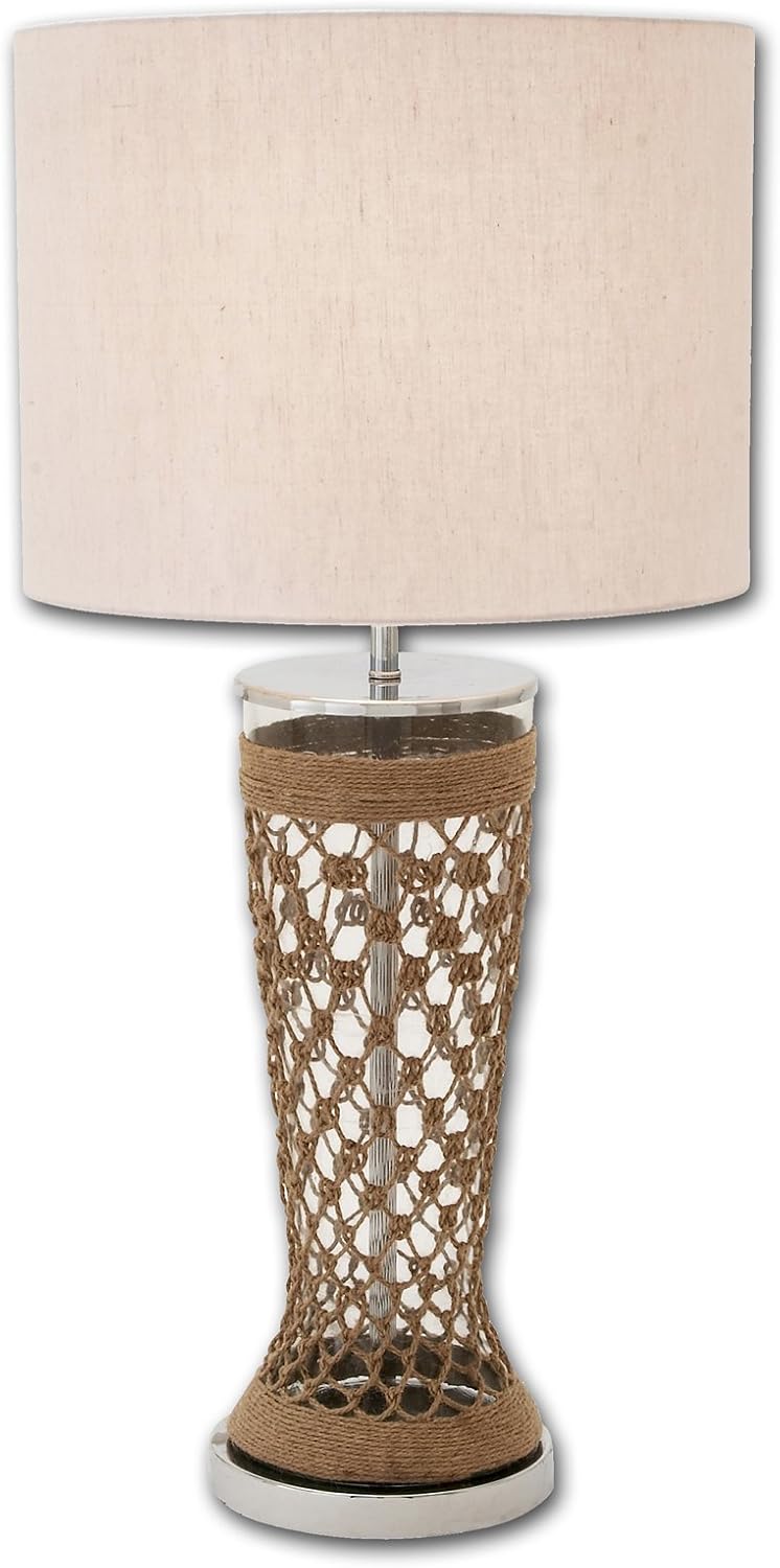 jute table lamp