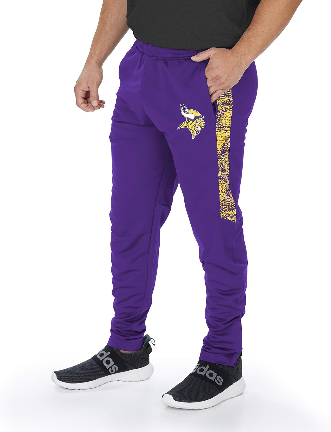 Zubaz NFL Minnesota Vikings Herren Trainingshose mit statischen