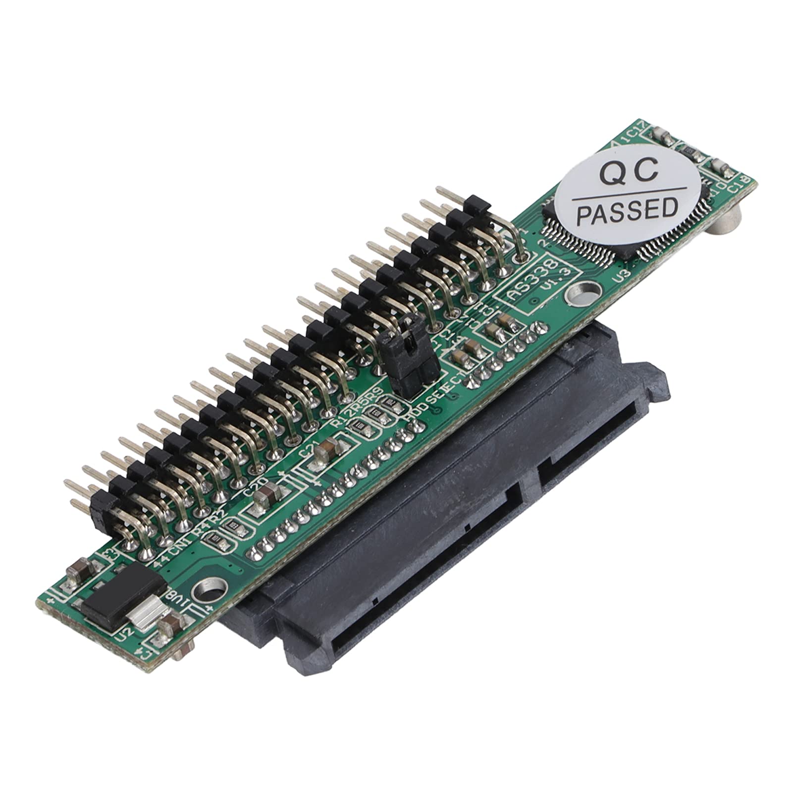 PUSOKEI SATA to IDE Bridge Board Adapter, SATA Male to 44 pin Female 2.5 inch IDE Adapter, Laptop Hard Drive Female to 7+15 pin Male SATA Adapter for for DOS for OS X for Linux x