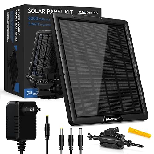 12V Solar Panel for Trail Camera 6V Solar Panel for Game Camera