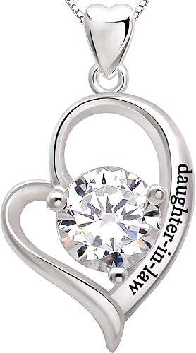 sterling silver daughter in law necklace