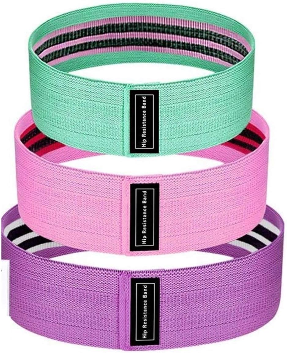 XMSM Unisex Resistance Bands Elastic Fabric Rubber Booty