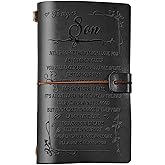 PRSTENLY Gifts for Son Leather Journal, to My Son Gifts 140 Page Refillable Journal Notebook, Birthday Christmas Gift for Sons from Mom Dad
