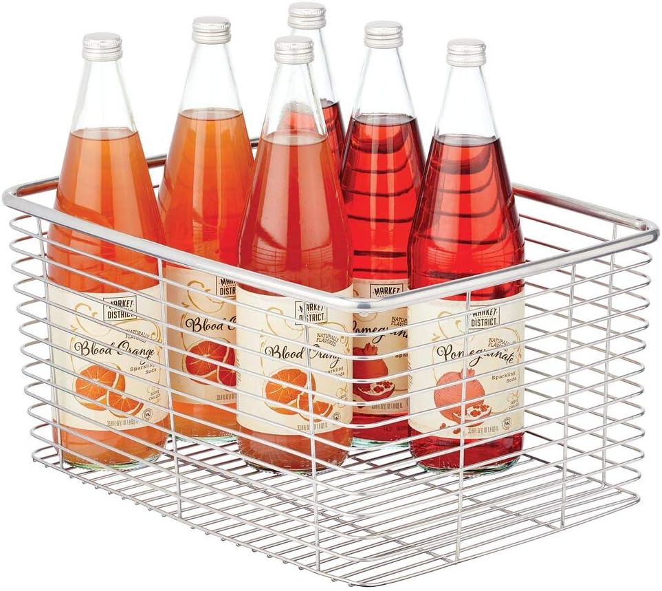 Contenitori Portaoggetti In Plastica Trasparente Medi – 24,9x17,3x10,7 Cm – Con Etichette E Pennarelli – Organizer Per Cucina, Dispensa, Frigo - 4