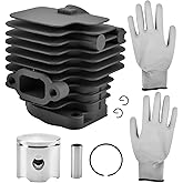Quctaki Cylinder Piston Kit with Gaskets and Gloves Compatible with Shindaiwa HT232 HT235 DH232 DH235 DH165ST DH185ST Hedge Trimmer Replace A130001960