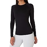 TCA Super Thermal Long Sleeve Women Running, Ski Base Layer - Compression Shirts Woman, Workout Tops for Women