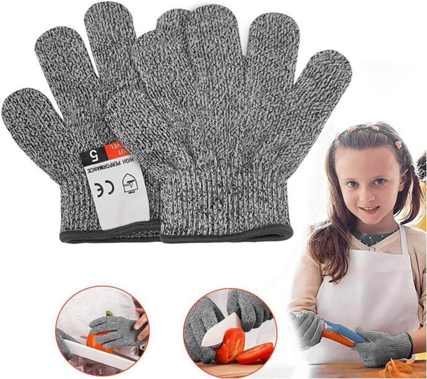 Cut Resistant Kitchen Gloves High Performance Level 5 Protection - Image 3
