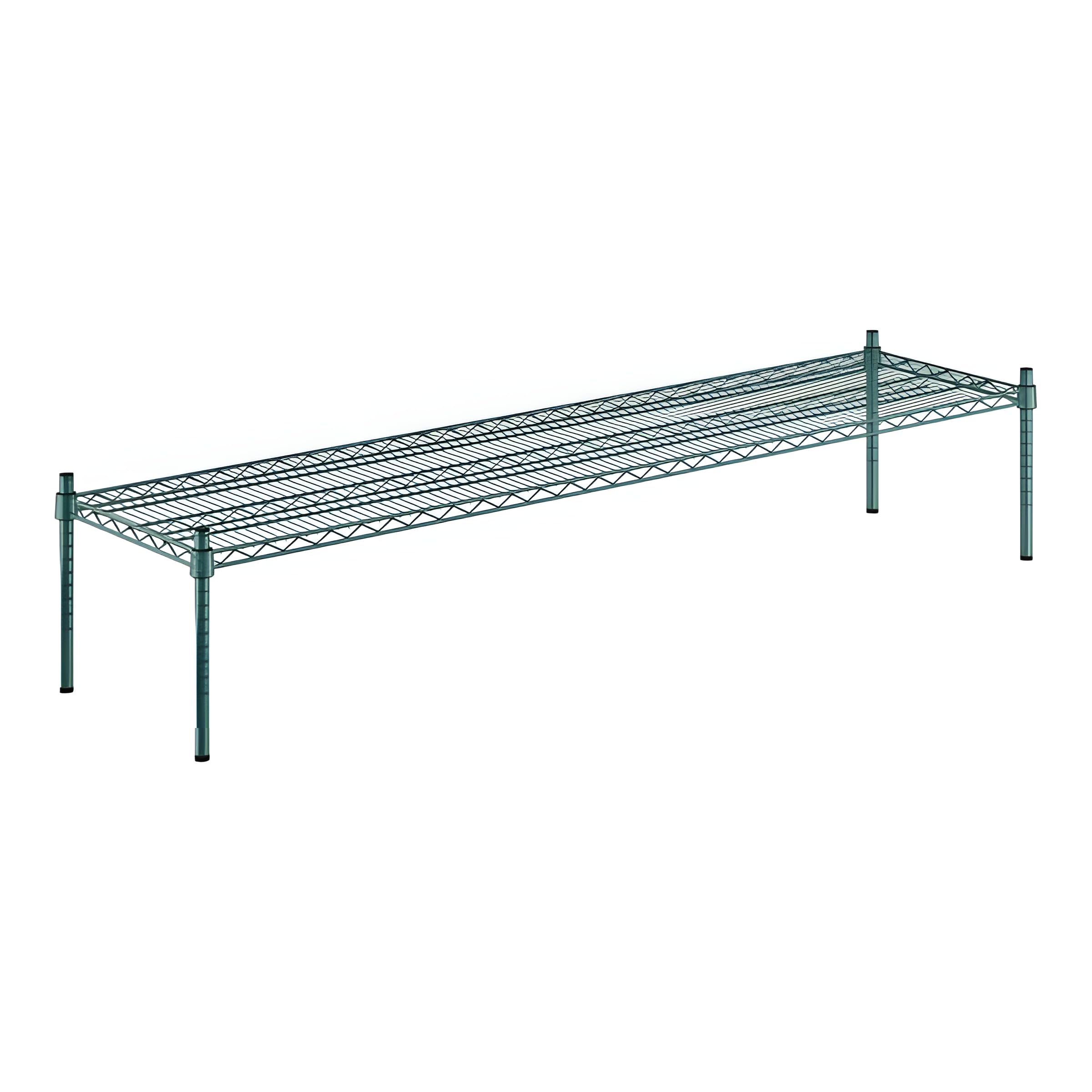Zedfire 18" x 72" x 14" Green Epoxy Wire Storage