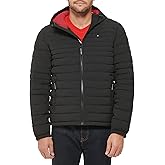 Tommy Hilfiger Men's Stretch Poly Hooded Packable Jacket
