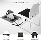 Uten Mini Exercise Bike Pedal Exerciser Resistance Cycle White view 7