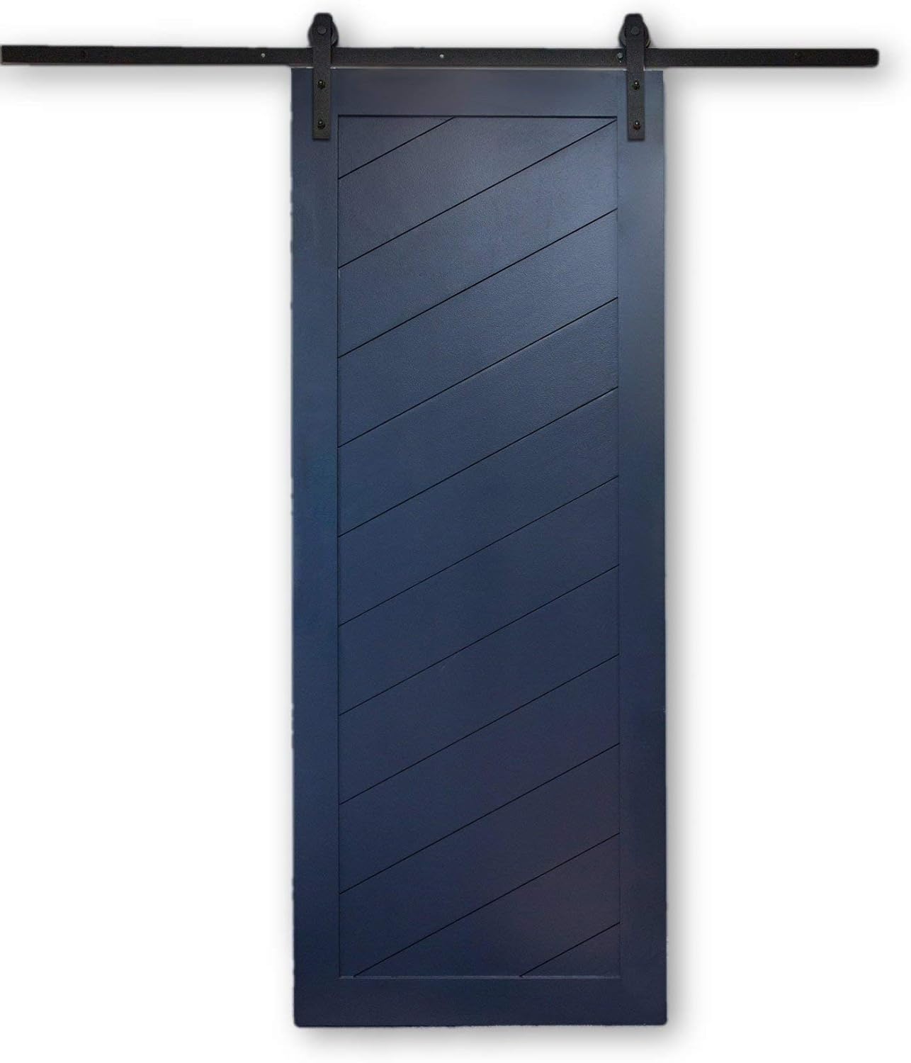 36in x 84in Sliding Barn Door Diagonal Design Solid Core