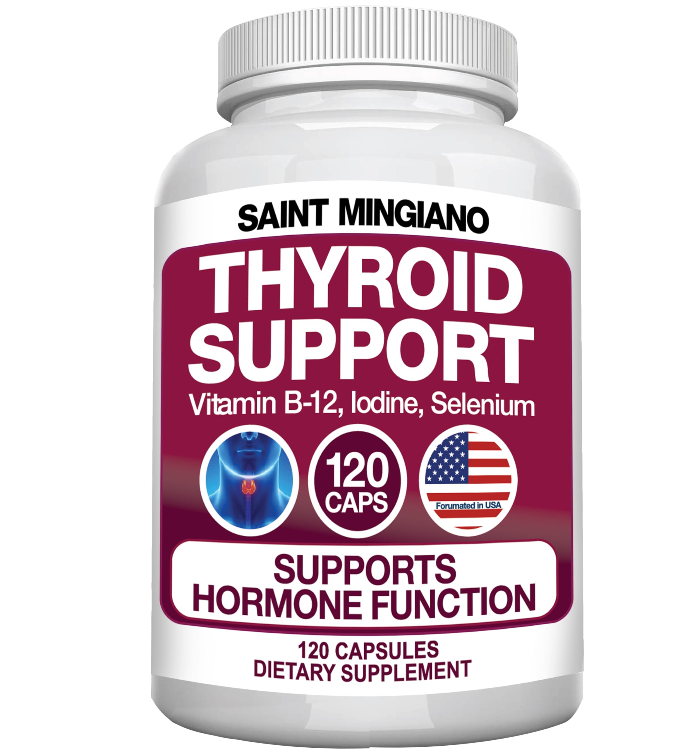 Advanced Thyroid Support Supplement With Iodine | Energy & Focus - View #5