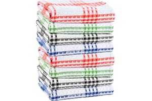 Pro Blazes 100% Natural Cotton Kitchen Towels - Pack of 4, 8 & 12, 50 X 70 Cm Dish Towels - Towels for Drying Dishes – Machin