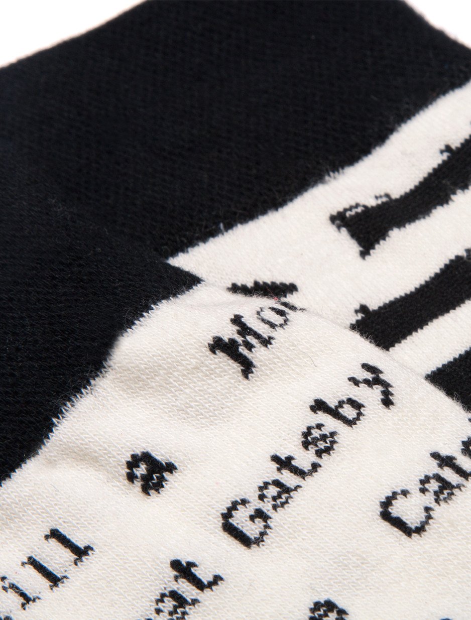 Out of Print Unisex Banned Books Socks Large White