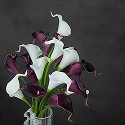 ZGPEPEXIA 15 Pcs Real Touch Calla Lily Artificial