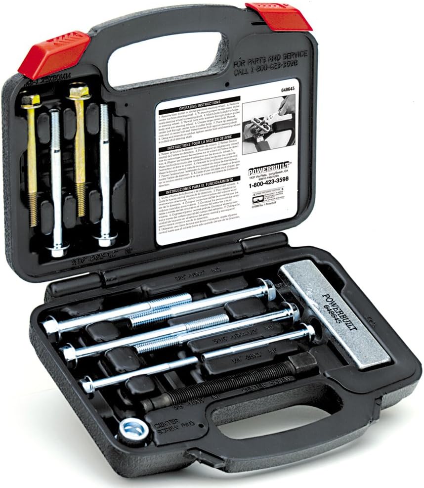 Alltrade 648645 Kit 14 Heavy Duty Steering Wheel Puller Tool Set