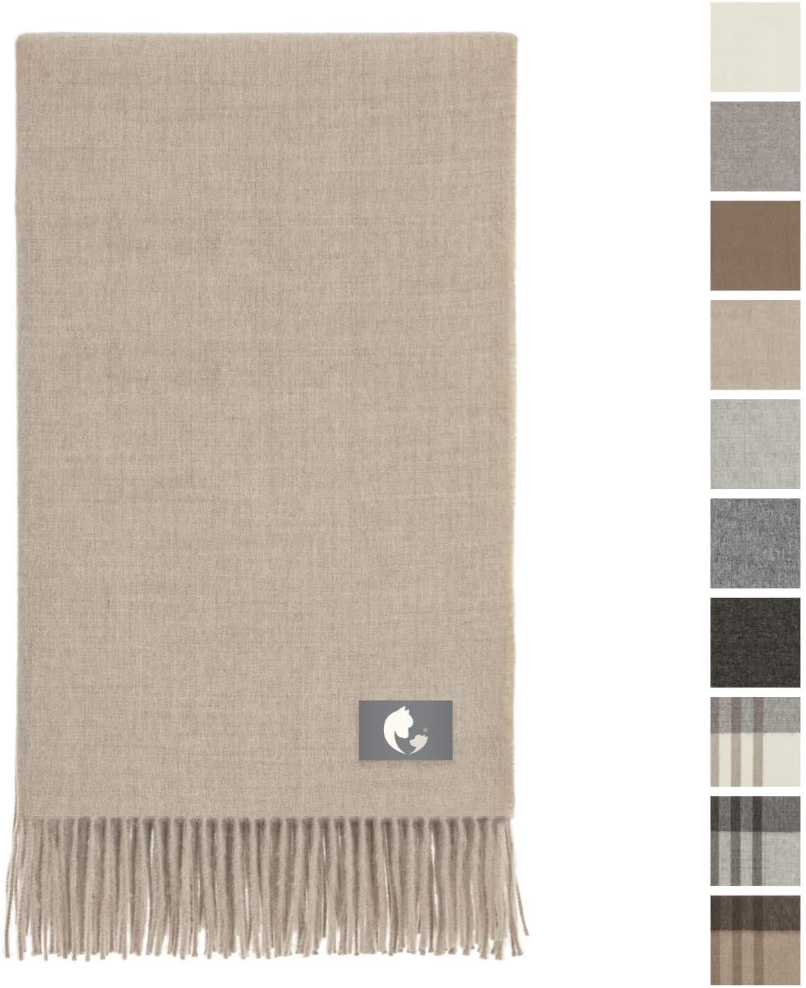 Amazon.de: Extra große Baby Alpaka Decke - 200 x 130 cm - Kuschelig weich aus 100% Baby Alpakawolle (Öko Tex 100 - 