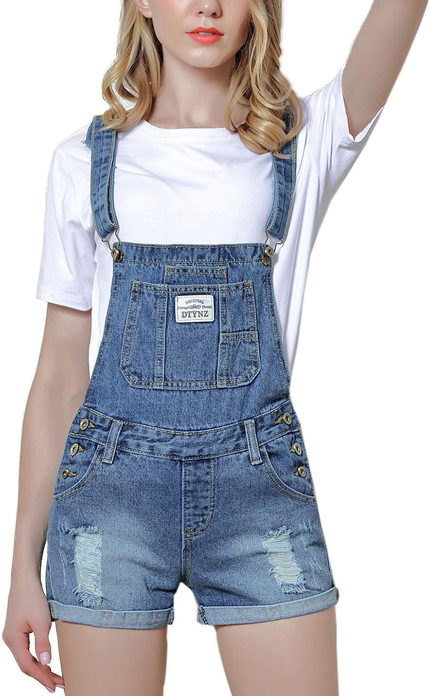 jean suspender pants