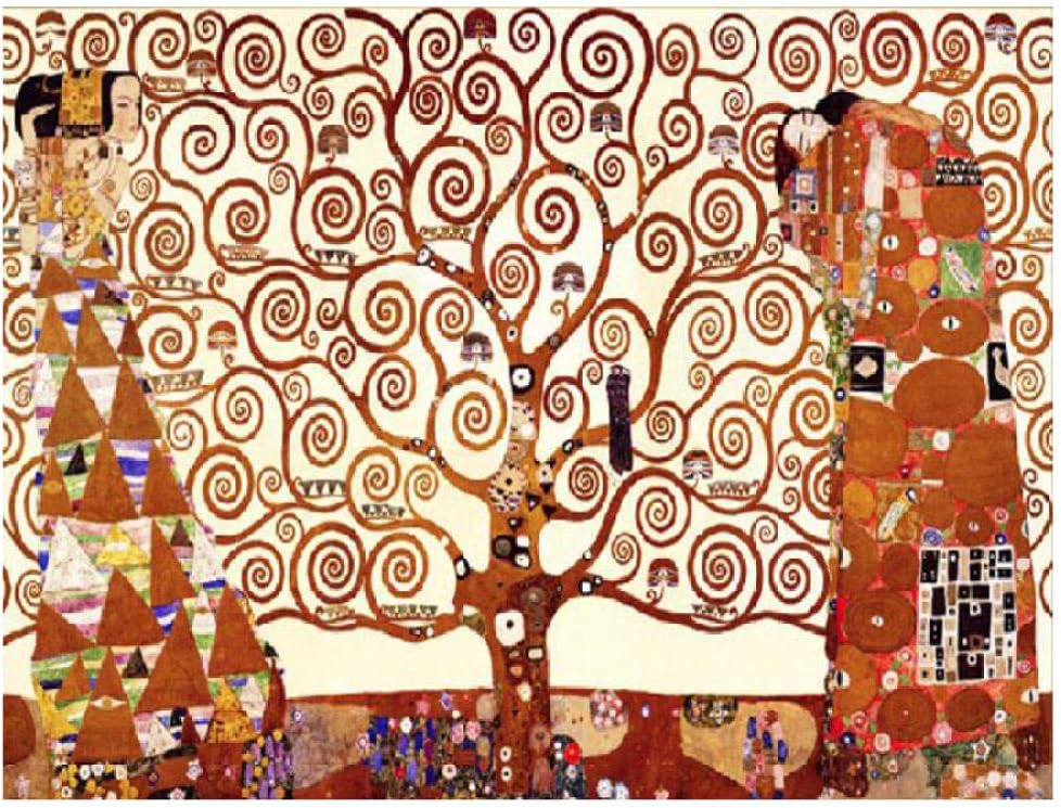 kecoci 5D DIY Diamond Painting Gustav Klimt Tree of LifeFull Drill Furniture Decoration Digital Toys 3D -40x50cm