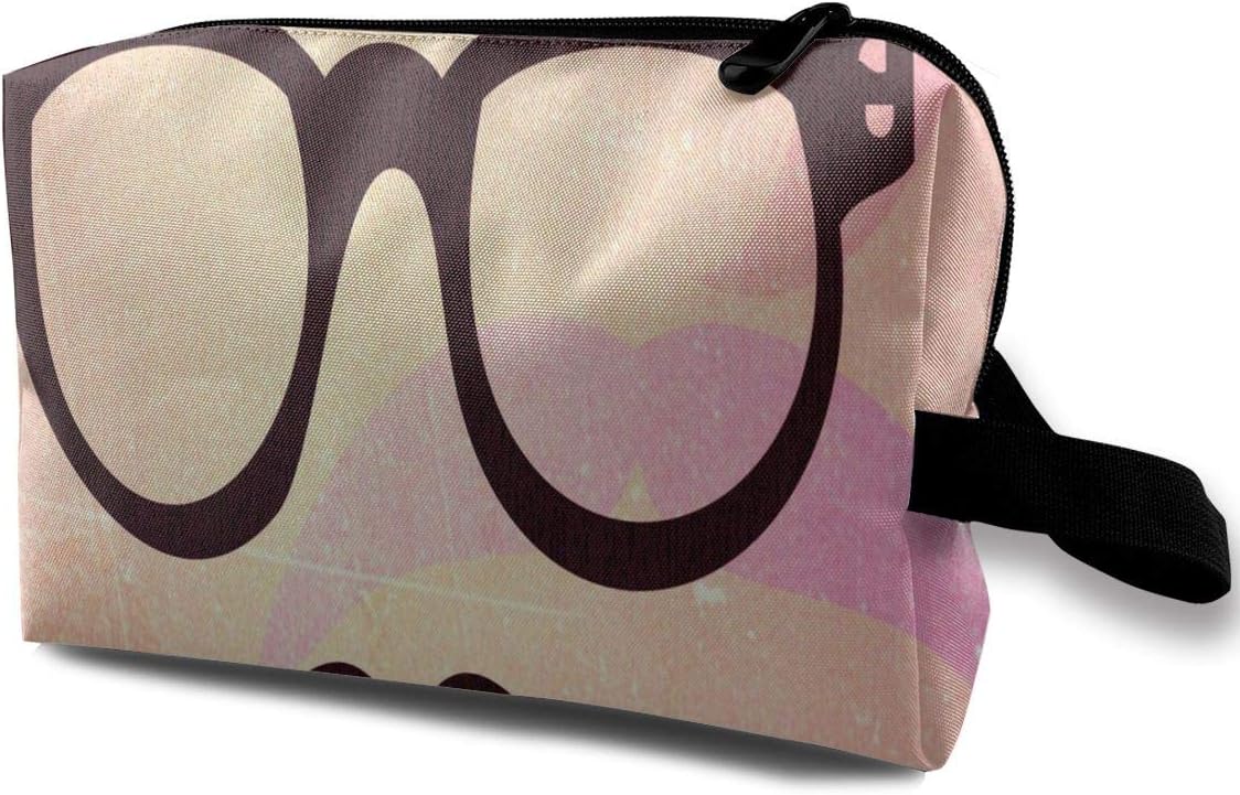 Makeup Bag Mustache Handy Travel Multifunction Clutch Pouch Bags Fantastic Holder For Girls
