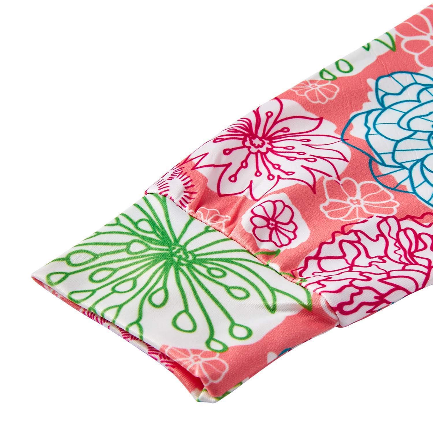 BFUSTYLE Little Girl Preschooler Floral Lightweight Hoodie Go to School Fit Hooded Sweatshirt Coral Red 6t