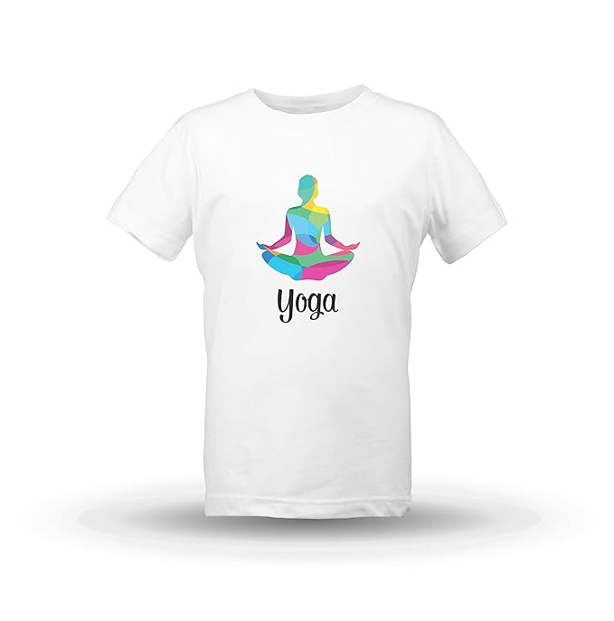 KrisTalas niños Camiseta de Las niñas Yoga India Meditation ...