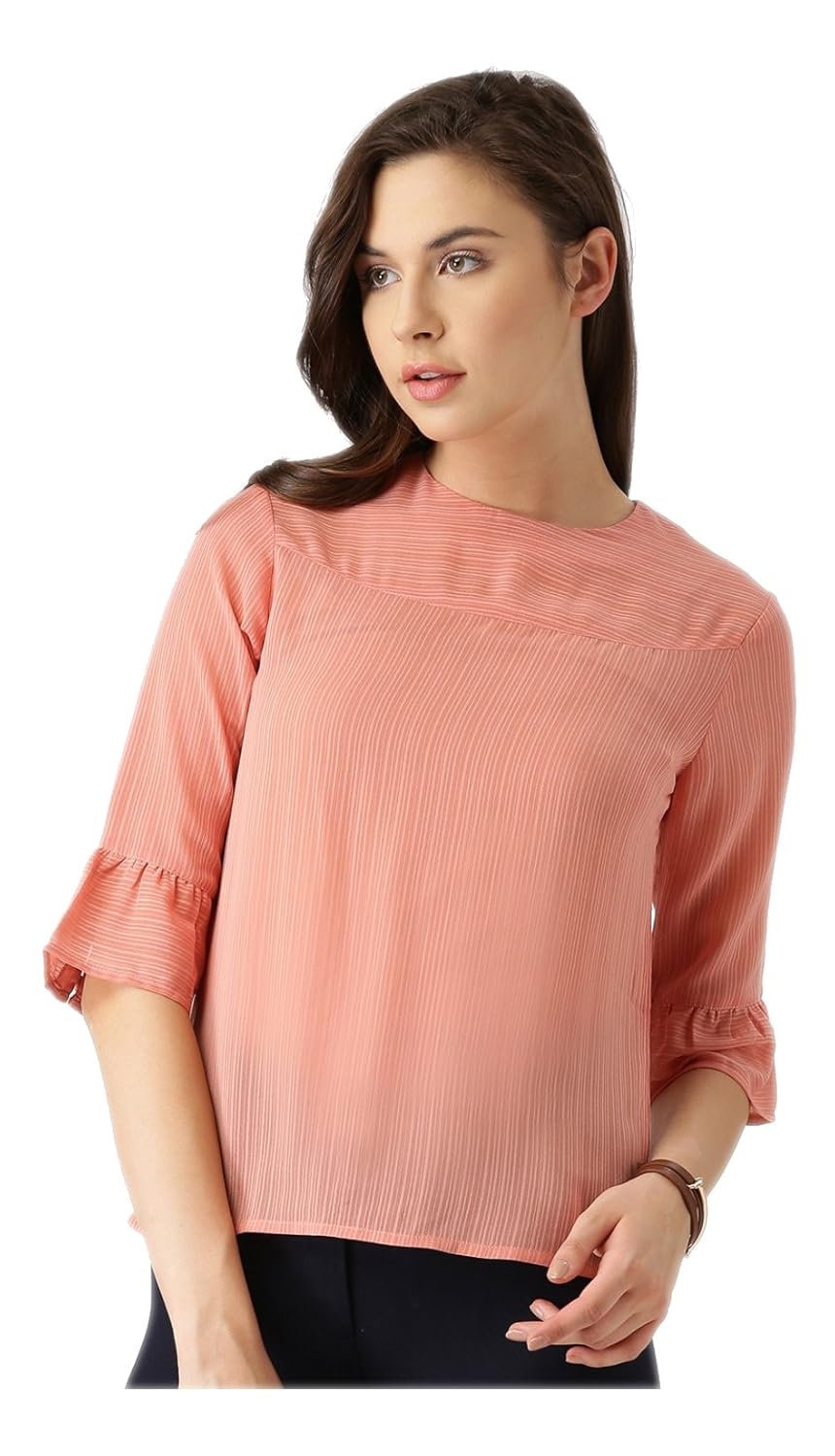 marie claire women's top (mc10084b--xs, pink, x-small)