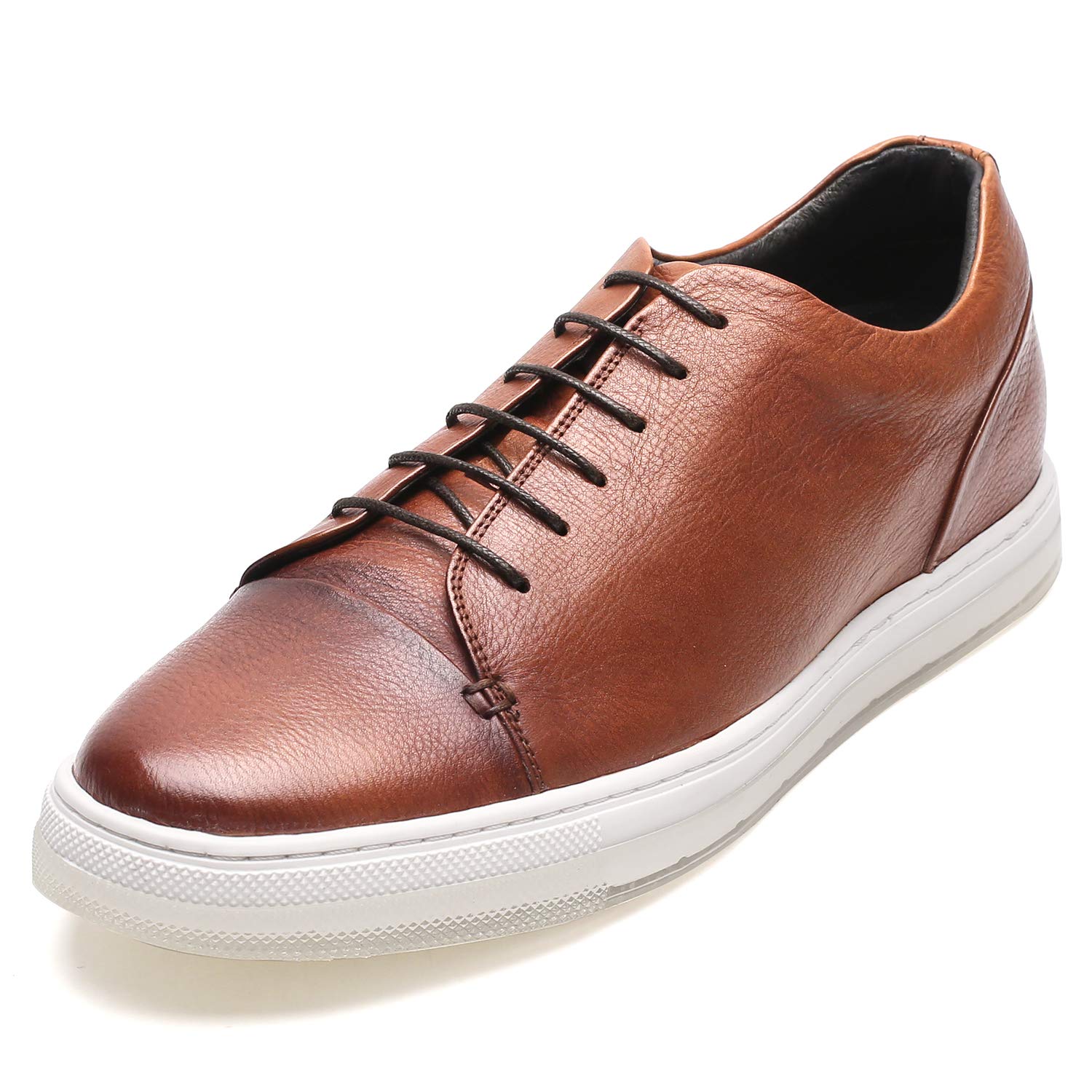 CHAMARIPA Men Height Elevator Shoes - 1.97 inches Taller Fashion Sneakers, Black H92DT349F011