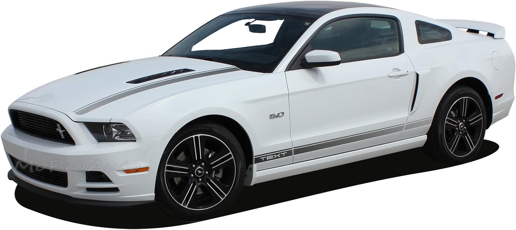 MUSTANG CALI : 2013-2014 Ford Mustang"California Special GT/CS Style" Lower Rocker Panel Screen Print Design Vinyl Graphic Decal Stripes (Fits All Models) (Color-Black on Clear Base)