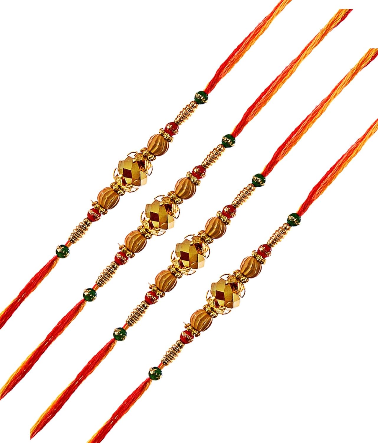presenting combo of 4 pieces exclusive designer rakhi