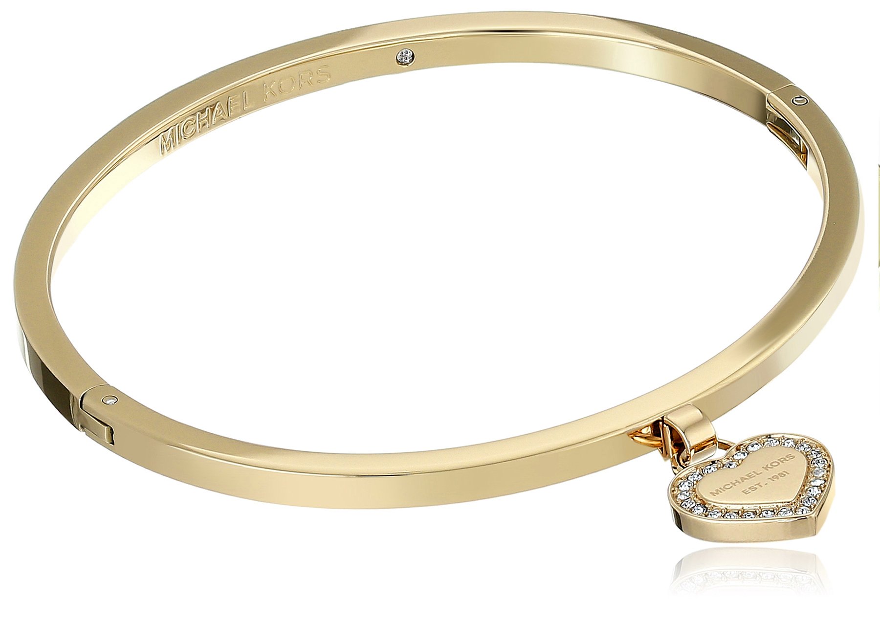 Michael Kors Logo GoldTone Bangle Bracelet Gold eBay