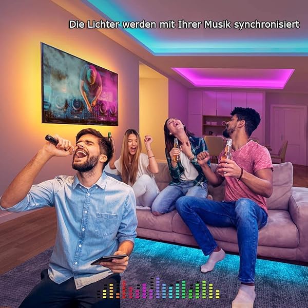 10M Tiras LED Inteligente Wifi Tiray Ledy compatible con Alexa Google home 5050 LED 16 millones de colores Control por App Tira led musical para casa cocina TV fiesta para iOS y Android