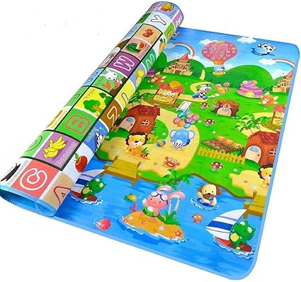 Tapis De Jeux Enfant 0x180cm Tapis De Jeu Pour Bebe Enfant Tapis D Eveil Et De Jeux Pour Bebe Tapis En Mousse Antiderapant Impermeable Appliquer A L Interieur Et L Exteur Non Toxique Amazon Fr Bebes