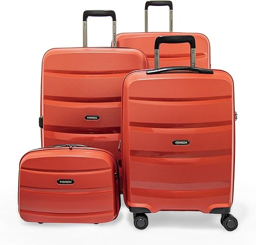 Track Hard Case Trolley Set of 3 Suitcases CS164823T + Beauty Case